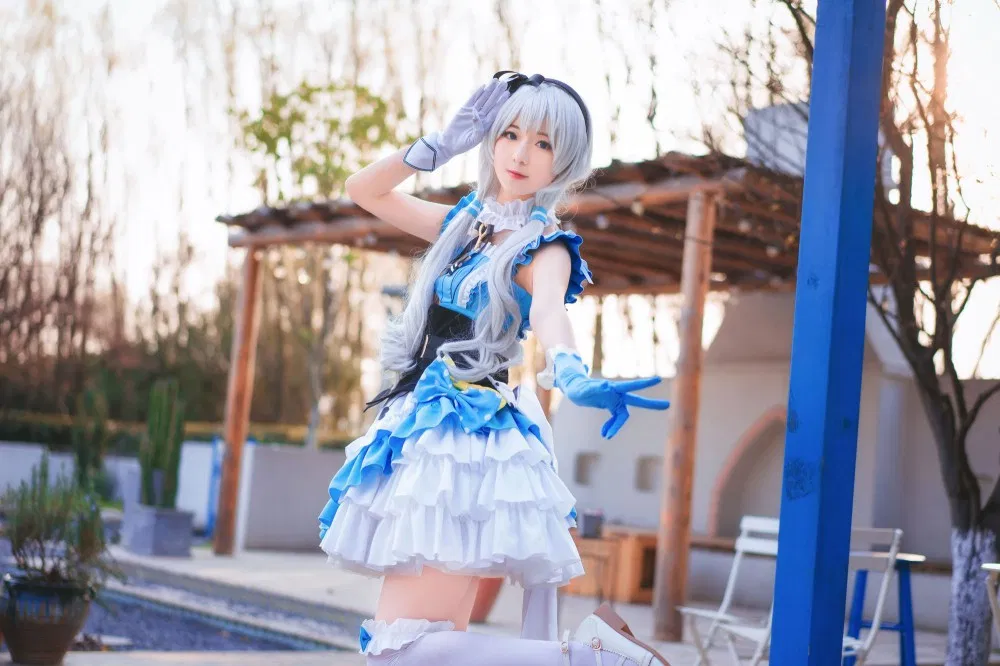 南京二次元Coser弥音音ww碧蓝航线爱宕校服