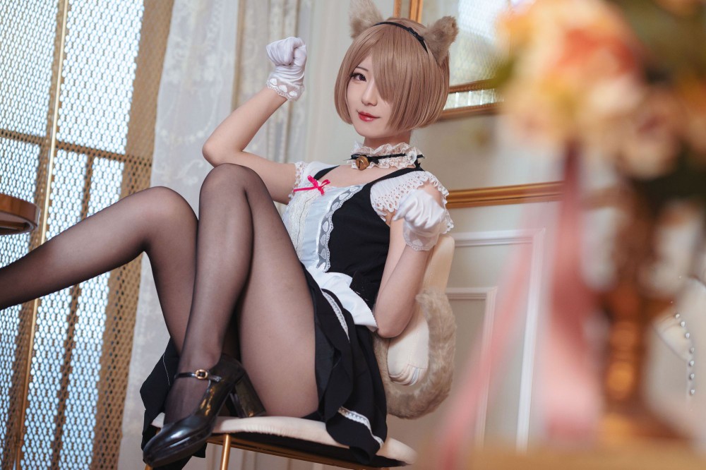 南京二次元Coser弥音音ww碧蓝航线爱宕校服