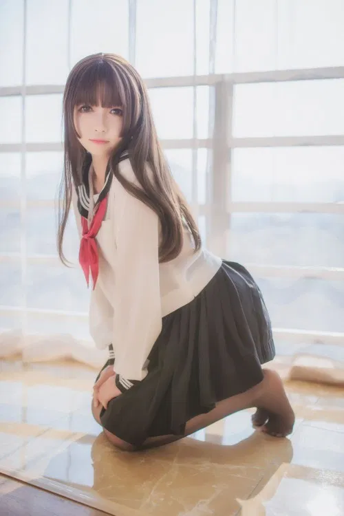 白金SakiJK美丝校服cos精美图集赏析